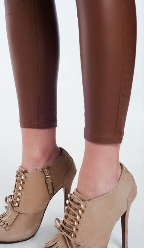 Slim Caramel Pants