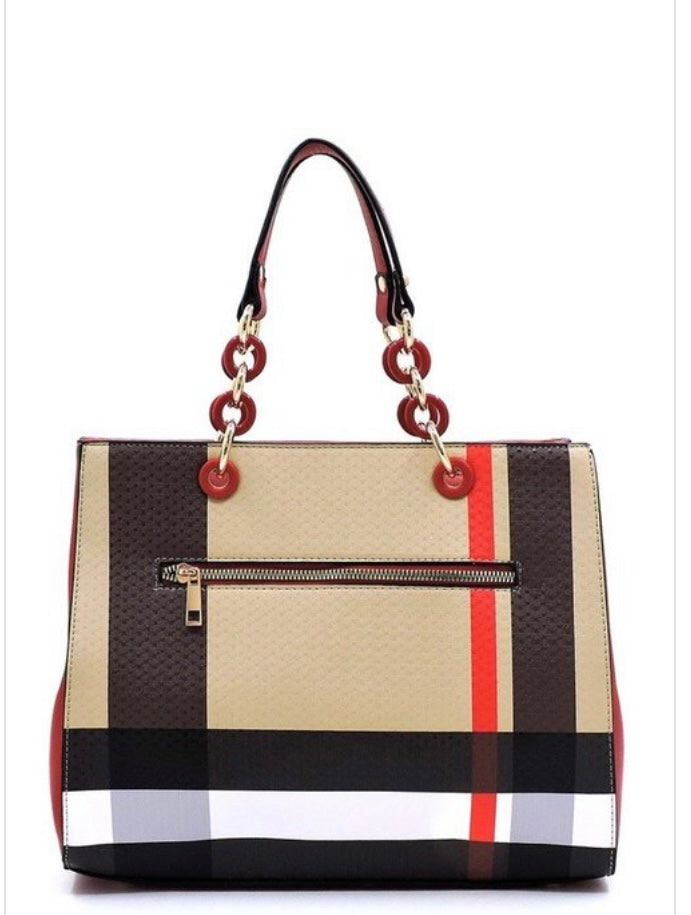 Bold-Striped Bag